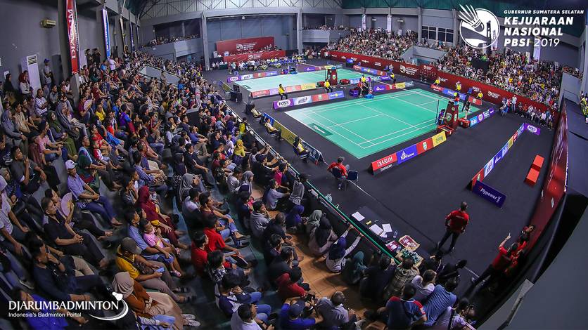 Suasana GOR Dempo Jakabaring Sport City, Palembang. Suasana GOR Dempo Jakabaring Sport City, Palembang.