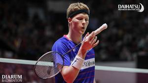 Anders Antonsen (Denmark) saat berlaga di Indonesia Masters 2020