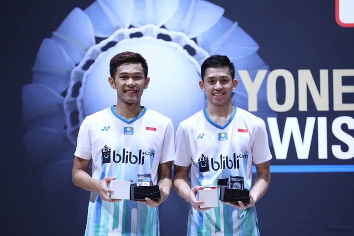Fajar Alfian/Muhammad Rian Ardianto (Indonesia) juara Swiss Open 2019 BWF World Tour Super 300. Fajar Alfian/Muhammad Rian Ardianto (Indonesia) juara Swiss Open 2019 BWF World Tour Super 300.