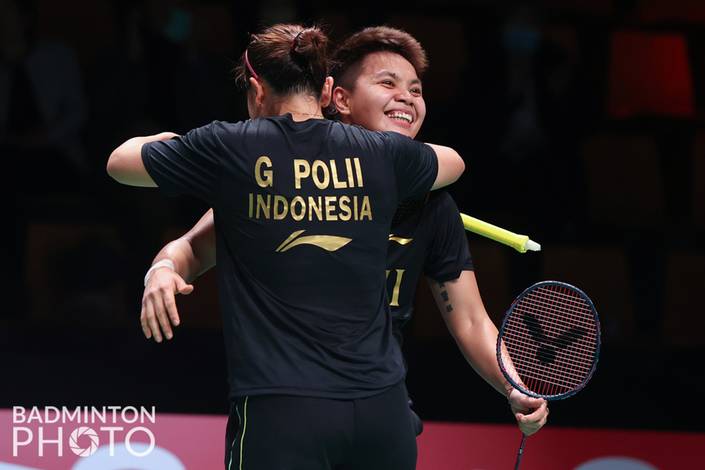 Greysia Polii/Apriyani Rahayu (Badminton Photo/Yves Lacroix) Greysia Polii/Apriyani Rahayu (Badminton Photo/Yves Lacroix)