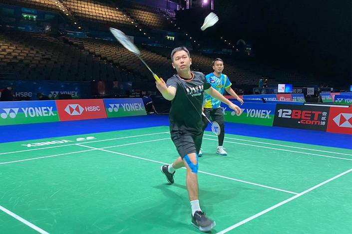 Mohammad Ahsan & Hendra Setiawan (Humas PP PBSI) Mohammad Ahsan & Hendra Setiawan (Humas PP PBSI)
