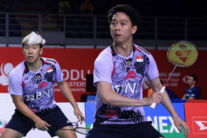 Marcus Fernaldi Gideon & Kevin Sanjaya Sukamuljo (Humas PP PBSI) Marcus Fernaldi Gideon & Kevin Sanjaya Sukamuljo (Humas PP PBSI)
