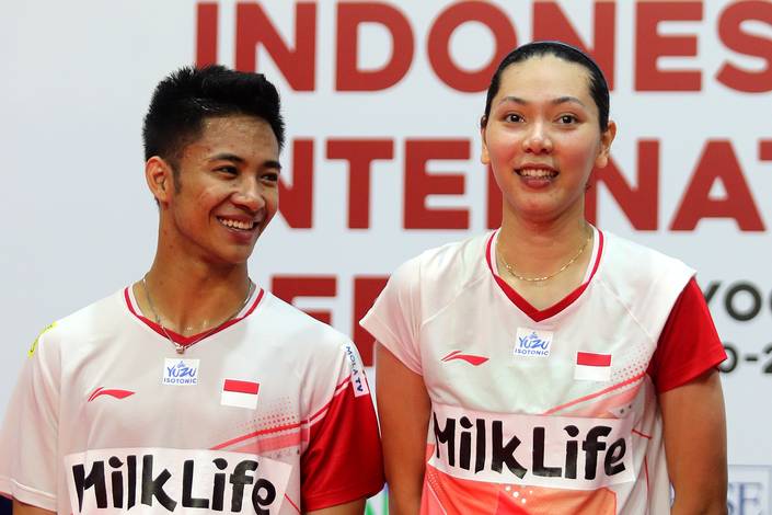 Dejan Ferdinansyah/Gloria Emanuelle Widjaja (Djarum Badminton) Dejan Ferdinansyah/Gloria Emanuelle Widjaja (Djarum Badminton)