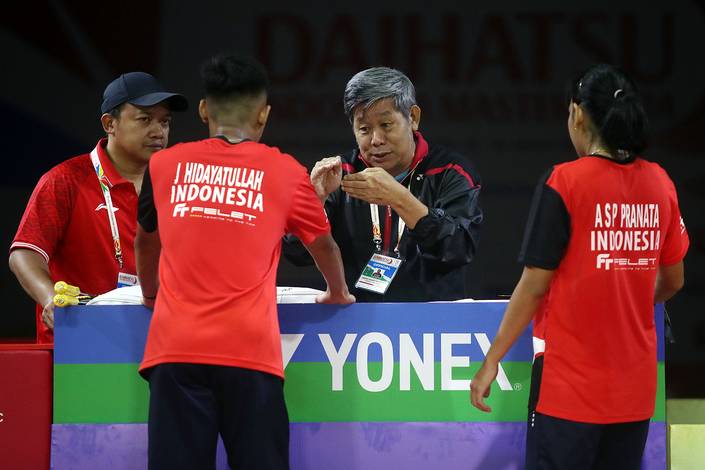 Amon Sunaryo, Jafar Hidayatullah, Herry IP, & Aisyah Salsabila Putri Pranata (Djarum Badminton) Amon Sunaryo, Jafar Hidayatullah, Herry IP, & Aisyah Salsabila Putri Pranata (Djarum Badminton)
