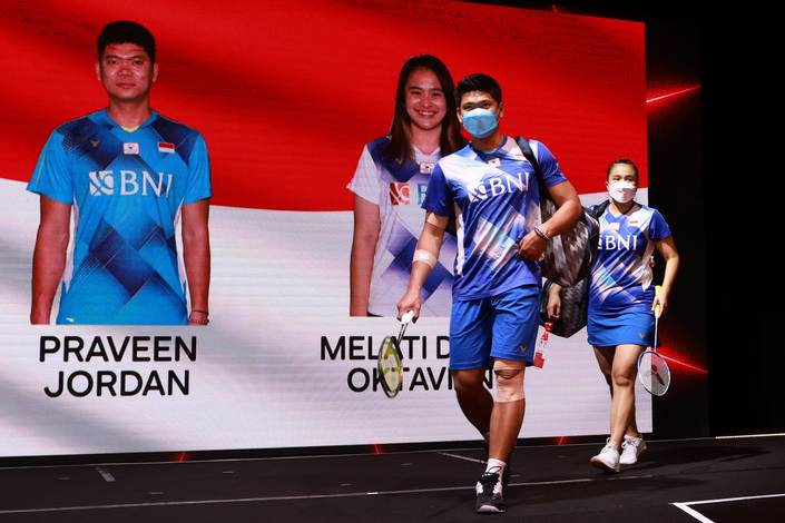 Praveen Jordan & Melati Daeva Oktavianti (Humas PP PBSI) Praveen Jordan & Melati Daeva Oktavianti (Humas PP PBSI)
