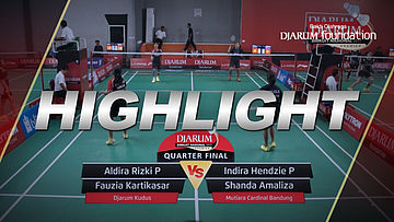 I Putu Pande/Fauzia Kartikasari (Djarum Kudus) VS Dwiki Rafian/Aldira Rizki P (Djarum Kudus)
