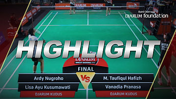 Ardy Nugroho/Lisa Ayu Kusumawati (Djarum Kudus) VS M. Taufiqul Hafizh/Vanadia Pranasa (Djarum Kudus)