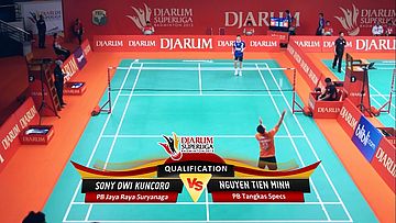 Sony Dwi Kuncoro (PB JAYA RAYA SURYANAGA) VS Nguyen Tien Minh (TANGKAS SPECS) DJARUM SUPERLIGA 2013