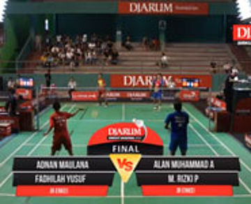 Adnan M/Fadhilah Y (JR Enkei) VS Alan Muhammad/M Rizki P (JR Enkei)