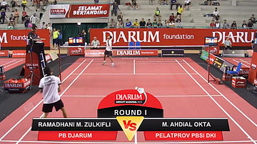 Ramadhani M. Zulkifli (Djarum Kudus) VS M. Ahdial Okta (Pelatprov PBSI DKI Jakarta)