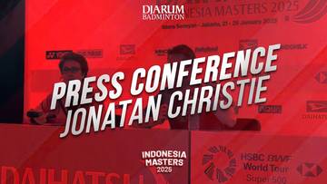 Jonatan Christie - Press Conference Indonesia Masters 2025