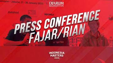 Press Conference Fajar/Rian - Indonesia Master 2025