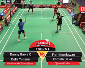 Danny Bawa/Deli Y (Chrisnanta BC/Trunodjoyo) VS Fran K/Komala D (DJARUM KUDUS)