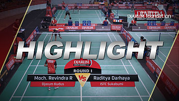 Moch Revindra R (Djarum Kudus) VS Raditya Darhaya (ISTC Sukabumi)