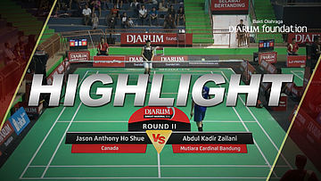 Abdul Kadir Zailani (Mutiara Cardinal Bandung) VS Jason Anthony Ho Shue (Canada)