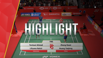 Tontowi Ahmad/Liliyana Natsir (Indonesia) VS Zheng Siwei/Huang Yaqiong (China)