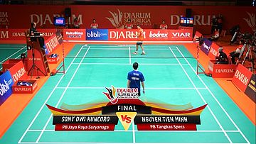 Sony Dwi Kuncoro (PB JAYA RAYA SURYANAGA) VS Nguyen Tien Minh (PB TANGKAS SPECS) DJARUM SUPERLIGA 2013