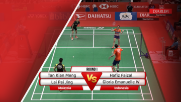 Hafiz Faizal-Gloria Emanuelle W (Indonesia) VS Tan Kian Meng-Lai Pei Jing (Malaysia)