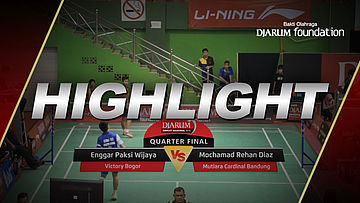 Mochamad Rehan Diaz (Mutiara Cardinal Bandung) VS Enggar Paksi Wijaya (Victory Bogor)
