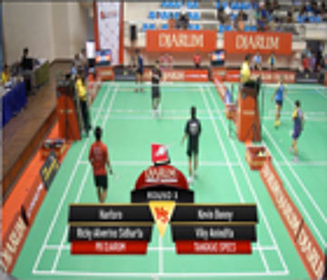 Hantoro / Ricky Alverino Sidharta (PB DJARUM) VS Kevin Bonny / Viky Anindita (TANGKAS SPECS) 