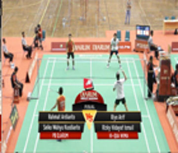 Rahmat Ardianto / Seiko Wahyu K. (PB DJARUM) VS Riyo Arif / Rizky Hidayat Ismail (HI QUA WIMA)