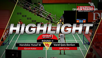 Handoko Yusuf W (Djarum Kudus) VS Varel Qais Berlian (USM Tri Star) 