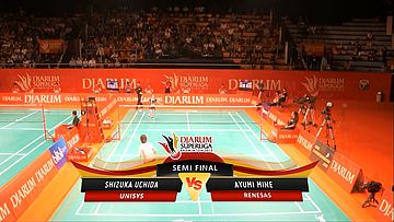 Shizuka Uchida (UNISYS) VS Ayumi Mine (RENESAS) DJARUM SUPERLIGA 2013