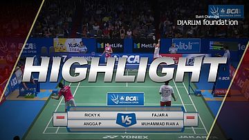 Ricky Karandasuwardi/Angga Pratama (INA) vs Fajar Alfian/Muhammad Rian Ardianto (INA)