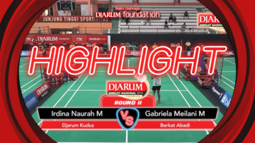 Irdina Naurah Mirza (Djarum, Kudus) VS Gabriela Meilani Moningka (Berkat Abadi)