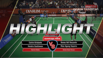 Calvin Kristanto/Hendra Gustiawan (Djarum Kudus) VS Kenas Adi Haryanto/Rian Agung Saputro (Berkat Abadi Banjar)