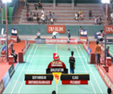 Berry Nongkam (BHAYANGKARA MANADO) VS Klinsi (PBSI SULUT)