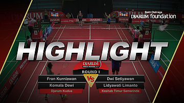 Fran Kurniawan/Komala Dewi (Djarum Kudus) VS Dwi Setiyawan/Lidyawati Limanto (Keshab Timur Samarinda)