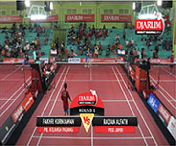 Fakhri Kurniawan (PB. ATLANTA PADANG) VS Radian Alfath (PBSI JAMBI)