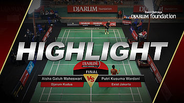 Aisha Galuh Maheswari (Djarum Kudus) VS Putri Kusuma Wardani (Exist Jakarta)