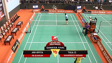 Ana Rovita (PB DJARUM) VS Yulia JS (SHAMROCK MEDAN)