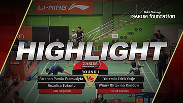 Yeremia Erich Yotje/Winny Oktavina Kandow (SKO Ragunan) VS Farkhan Pandu Pramudyta/Enzelica Sutanto (Exist Jakarta)