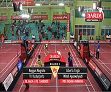 Anggun N. / Tri Kus. (PB HALIM / PB TJAKRINDO) VS Albertu Engla / Windi A. (PB PADANG PARIAMAN)