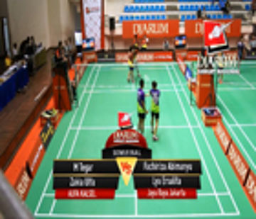 M Tegar / Zakia Ulfa (AUFA KALSEL) VS Fachiriza Abimanyu / Lya Ersalita (Jaya Raya Jakarta)