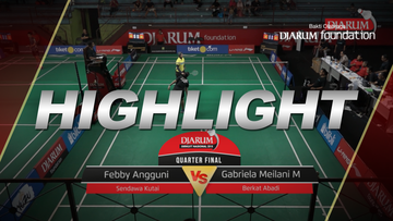 Febby Angguni (Sendawa Kutai) VS Gabriela Meilani Moningka (Berkat Abadi)