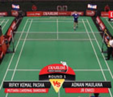 Rifky Kemal Pasha (Mutiara Cardinal Bandung) VS Adnan Maulana (JR Enkei) 
