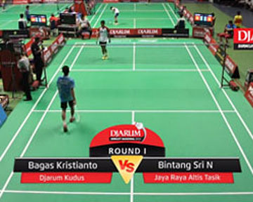 Bagas Kristianto (DJARUM KUDUS) VS Bintang Sri N (JAYA RAYA ALTIS TASIK)