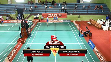 Rena Asela (PB DJARUM) VS Linda Mutiara P (PB MUTIARA)