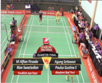 M Alfian Firsada/Rian Swastedian (PUSDIKLAT JAYA RAYA) Agung Setiawan/Paulus Gustina S (AKADEMI BAD YENI)