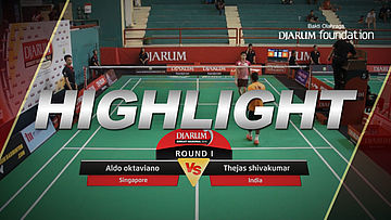 Aldo Oktaviano (Singapore) vs Thejas Shivakumar (India)