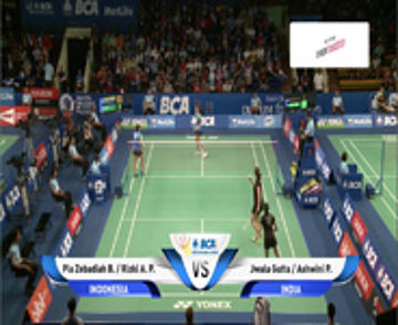 Jwala Gutta / A. Ponnappa (INDIA) VS Pia Zebadiah B. / Rizki A. P. (INDONESIA) 
