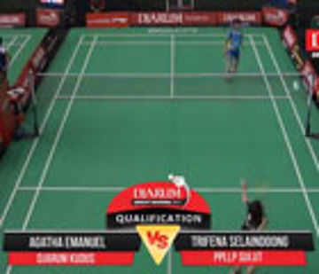 Agatha Emanuel (Djarum Kudus) VS Trifena Selaindoong (PPLP SULUT) 