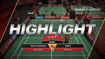Savira Sandradewi (Djarum Kudus) VS Sophia (ICLI Gowata)