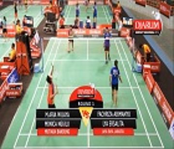 A.Caroline/M.Nggilu (MUTIARA BANDUNG) VS A.Magfiroh K/ V.Elsa S (JAYA RAYA JAKARTA)