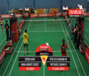 Serena Kani / Vania Arianti S. (PB DJARUM) VS Fitri Ayu N.W. / Miftahkul Rahma N. (PB SEMEN GRESIK) 