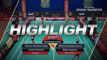 Febriana Dwipuji Kusuma/Ribka Sugiarto (Djarum Kudus) VS Eleanor Christine Inlayo/Jessie Francisco (Philipina)